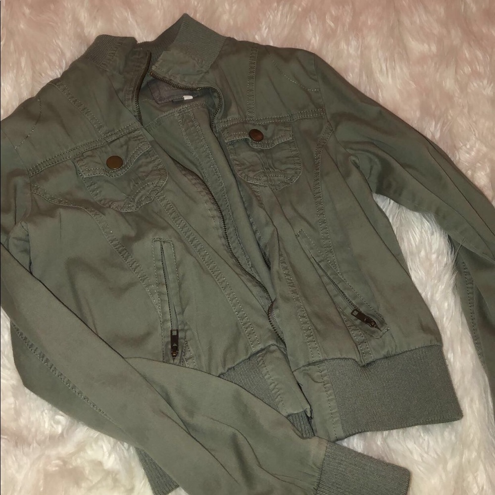 olive green blazer